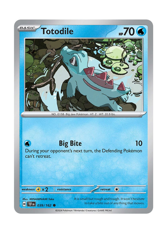 Totodile - Reverse Holo (039/162) - Temporal Forces