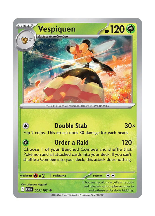 Vespiquen - Reverse Holo (009/193) - Paldea Evolved