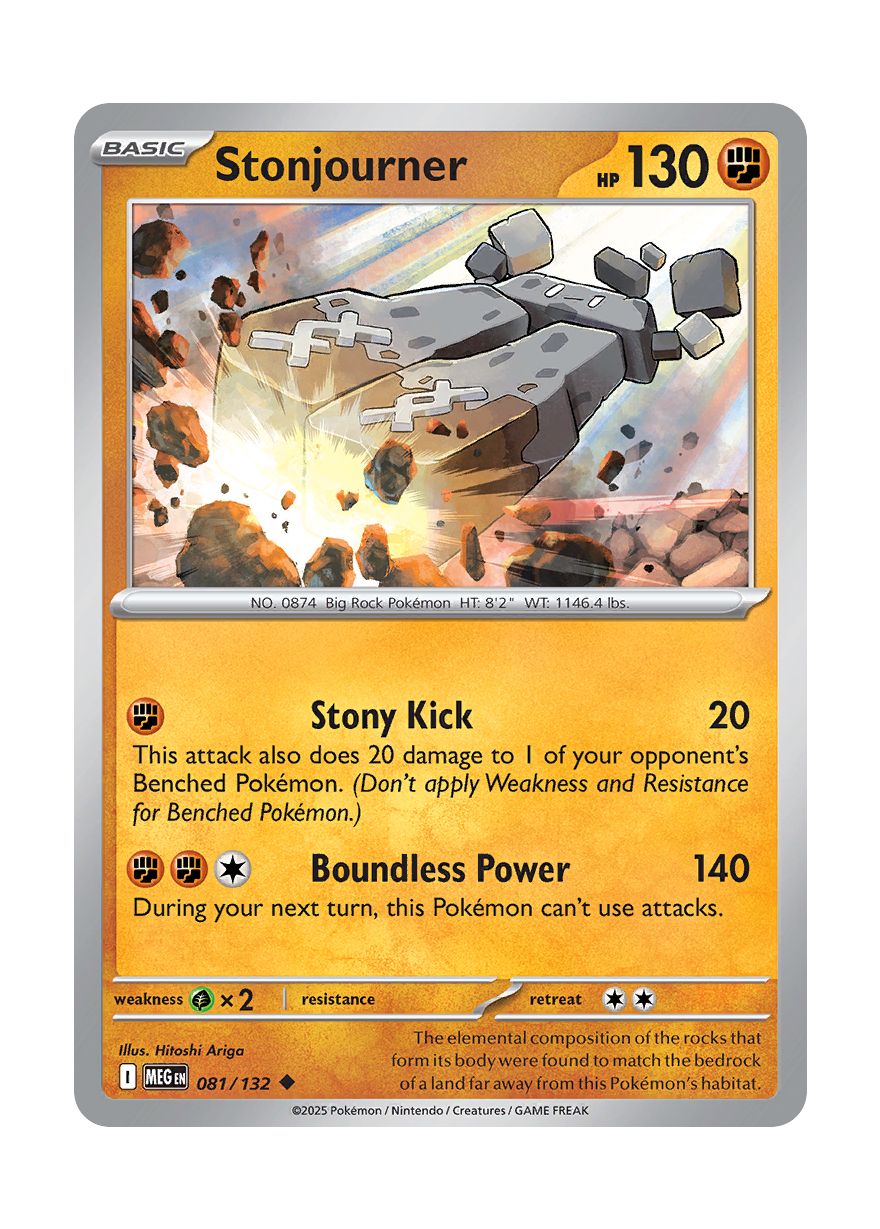 Stonjourner (081/132) - Mega Evolution