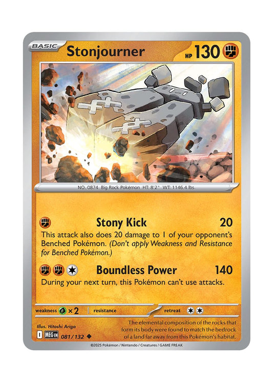 Stonjourner (081/132) - Mega Evolution