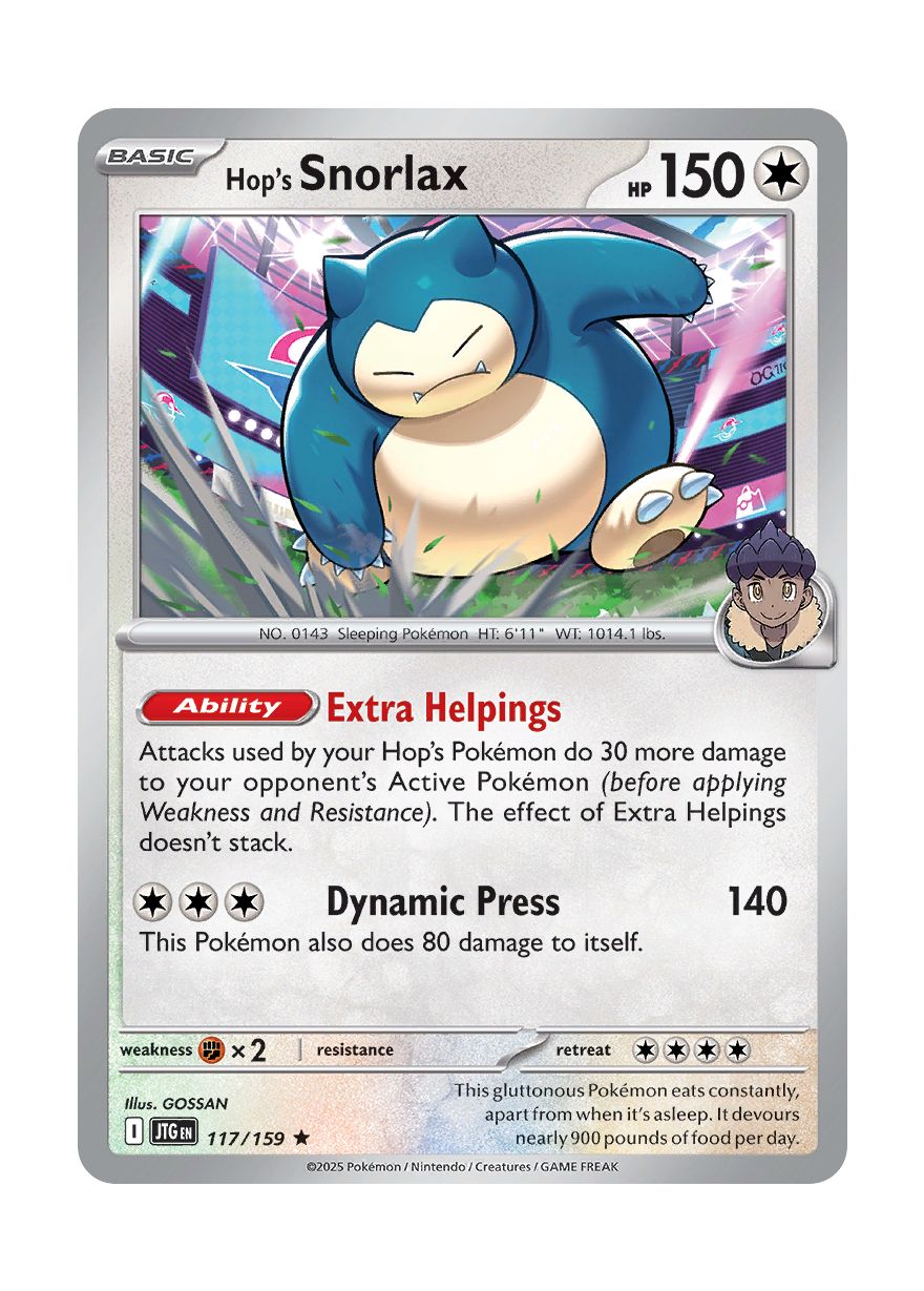 Hop's Snorlax (117/159) - Journey Together