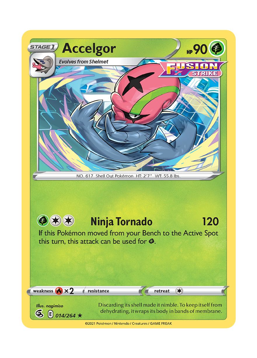 Accelgor - Reverse Holo (014/264) - Fusion Strike