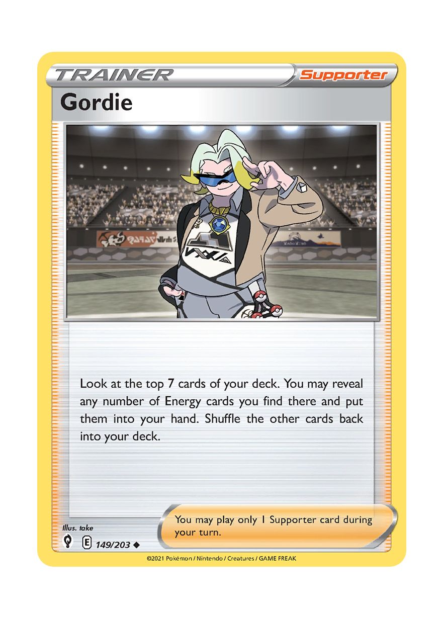 Gordie - Reverse Holo (149/203) - Evolving Skies