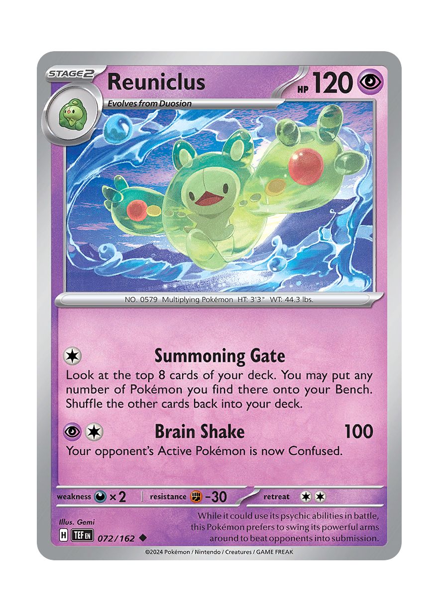 Reuniclus - Reverse Holo (072/162) - Temporal Forces