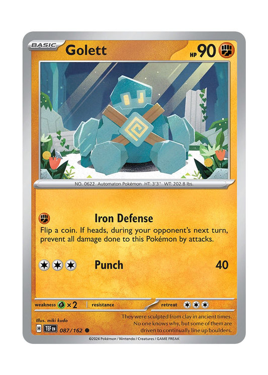 Golett - Reverse Holo (087/162) - Temporal Forces
