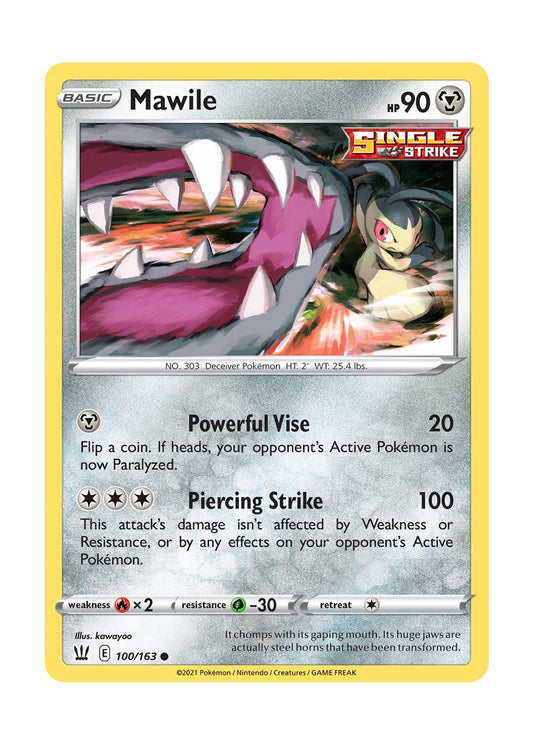 Mawile - Reverse Holo (100/163) - Battle Styles