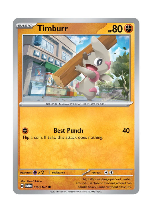 Timburr (103/167) - Twilight Masquerade