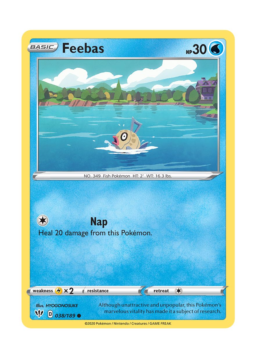 Feebas - Reverse Holo (038/189) - Darkness Ablaze