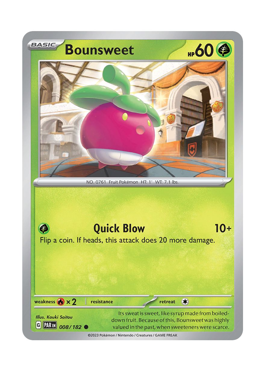 Bounsweet - Reverse Holo (008/182) - Paradox Rift