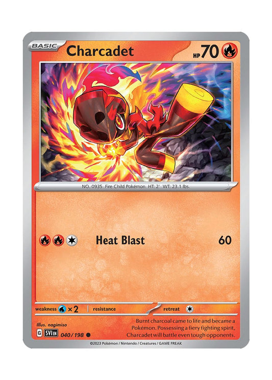 Charcadet - Reverse Holo (040/198) - Scarlet & Violet