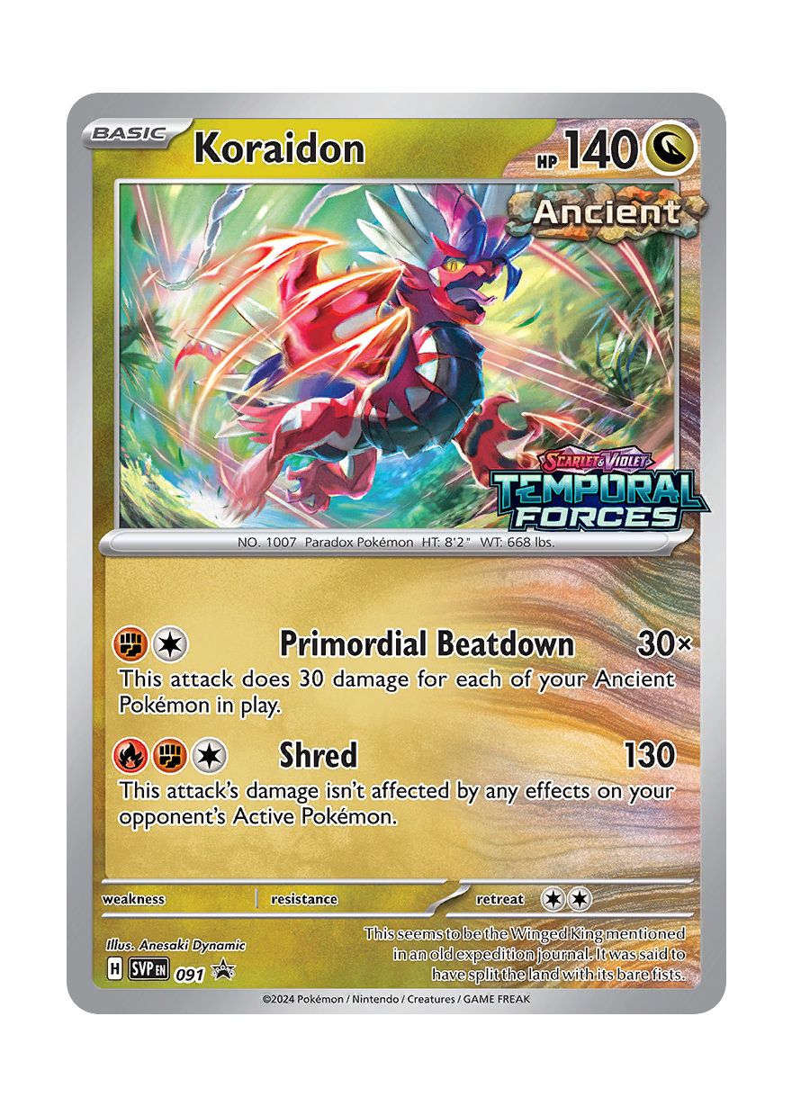 Koraidon (091/102) - Scarlet & Violet Black Star Promos