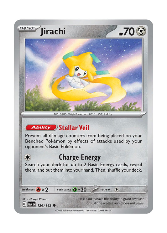 Jirachi - Reverse Holo (126/182) - Paradox Rift