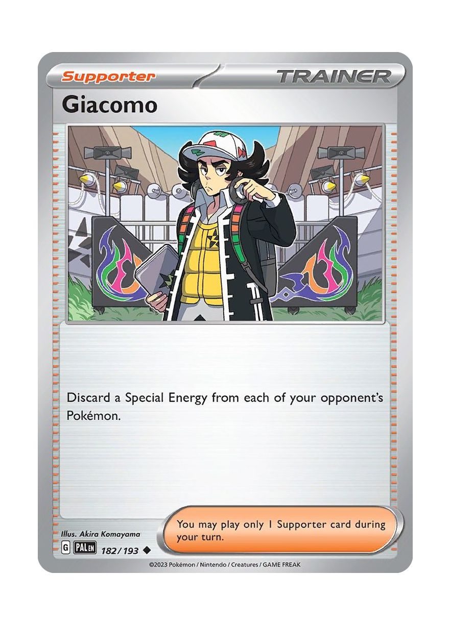 Giacomo - Reverse Holo (182/193) - Paldea Evolved