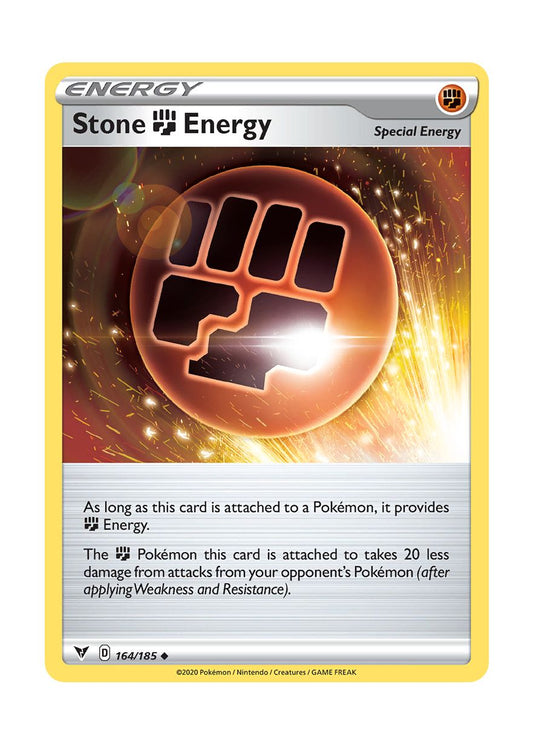 Stone Fighting Energy - Reverse Holo (164/185) - Vivid Voltage