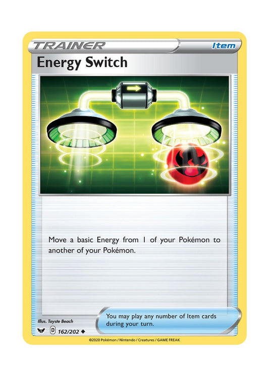Energy Switch - Reverse Holo (162/202) - Sword & Shield
