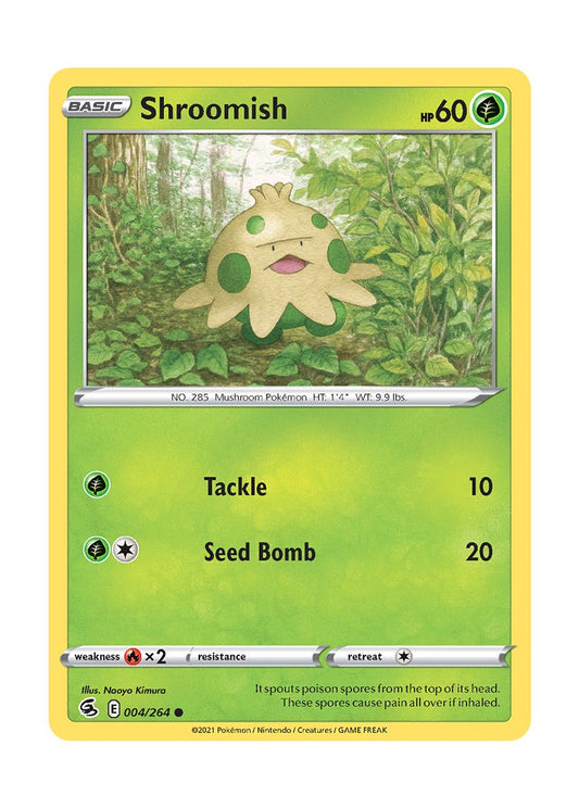 Shroomish - Reverse Holo (004/264) - Fusion Strike