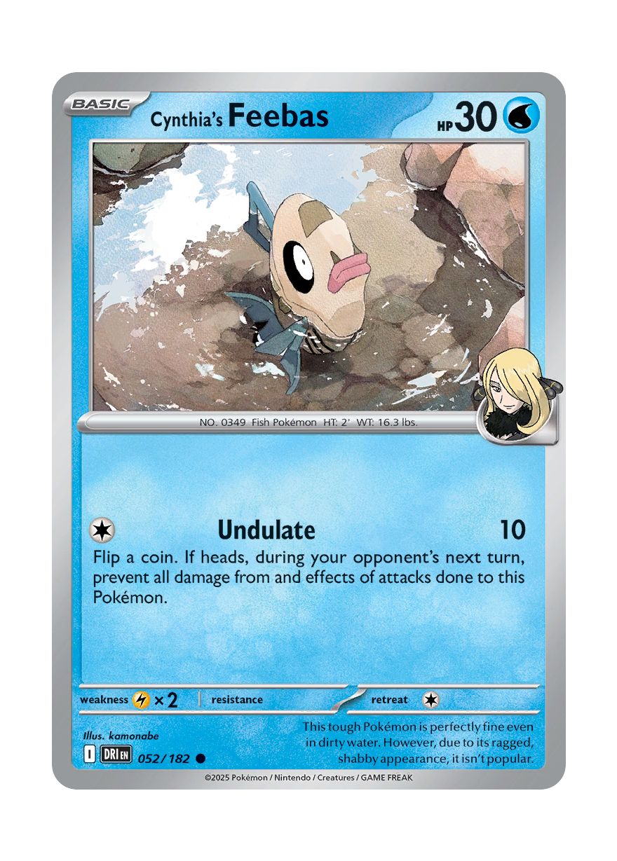 Cynthia's Feebas (052/182) - Destined Rivals