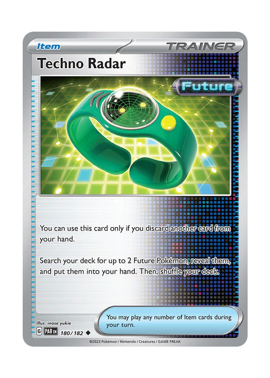 Techno Radar - Reverse Holo (180/182) - Paradox Rift