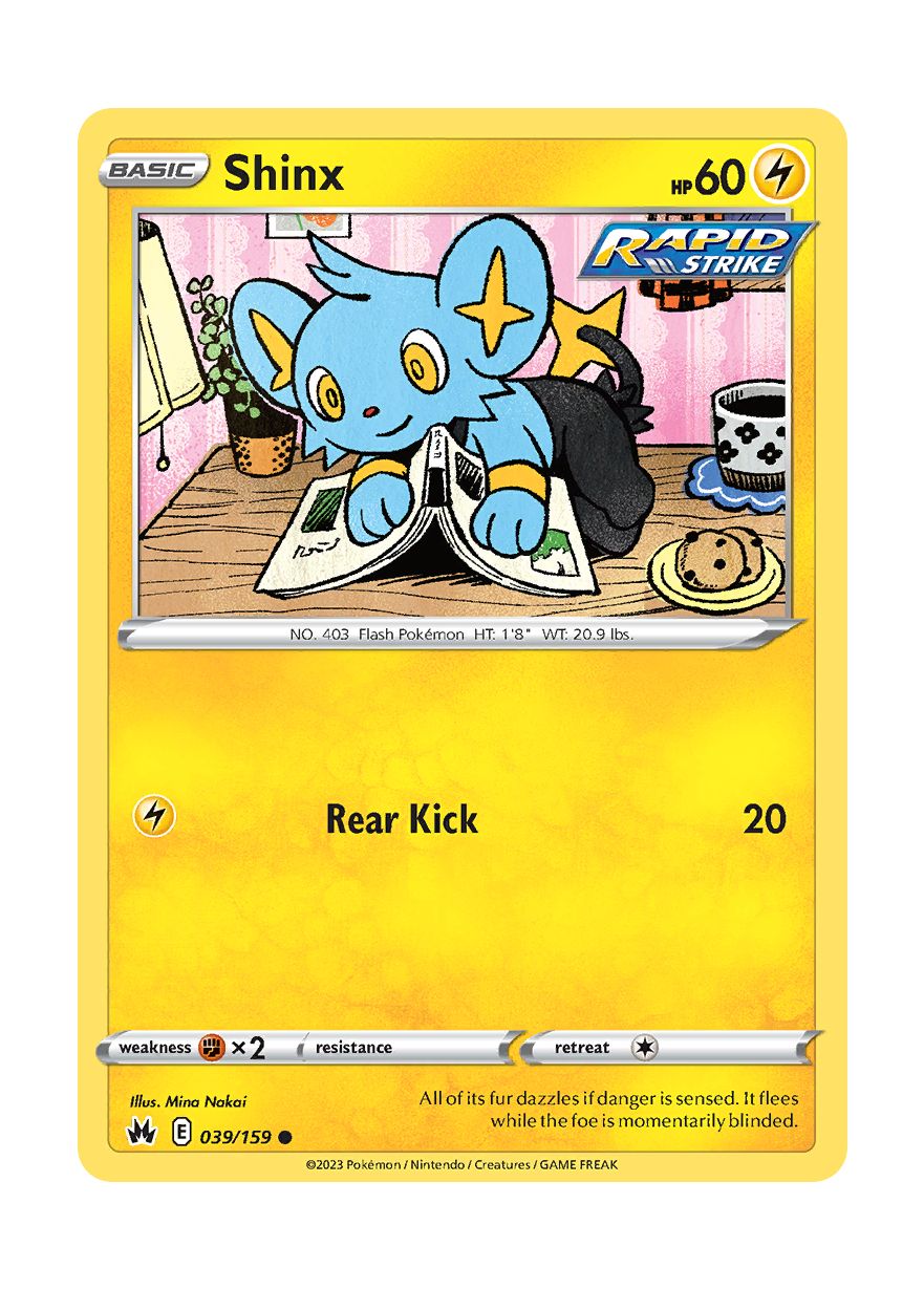 Shinx - Reverse Holo (039/159) - Crown Zenith