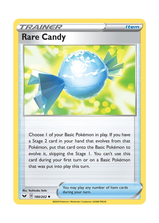 Rare Candy - Reverse Holo (180/202) - Sword & Shield