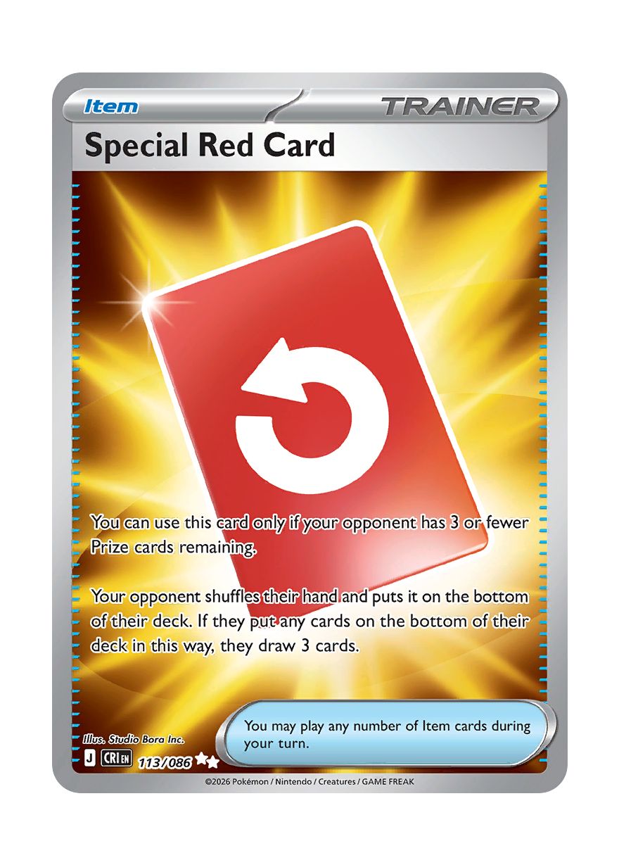 Special Red Card (113/86) - Chaos Rising