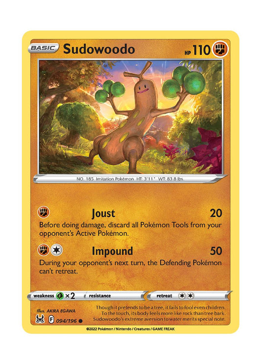 Sudowoodo - Reverse Holo (094/196) - Lost Origin