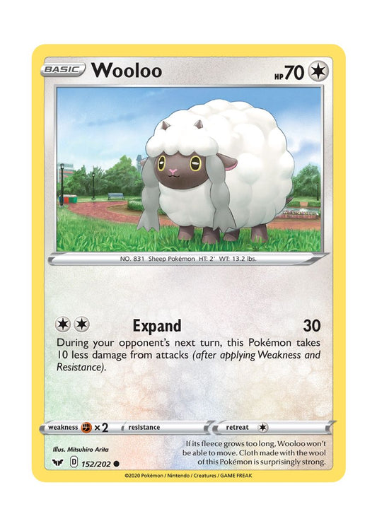 Wooloo - Reverse Holo (152/202) - Sword & Shield