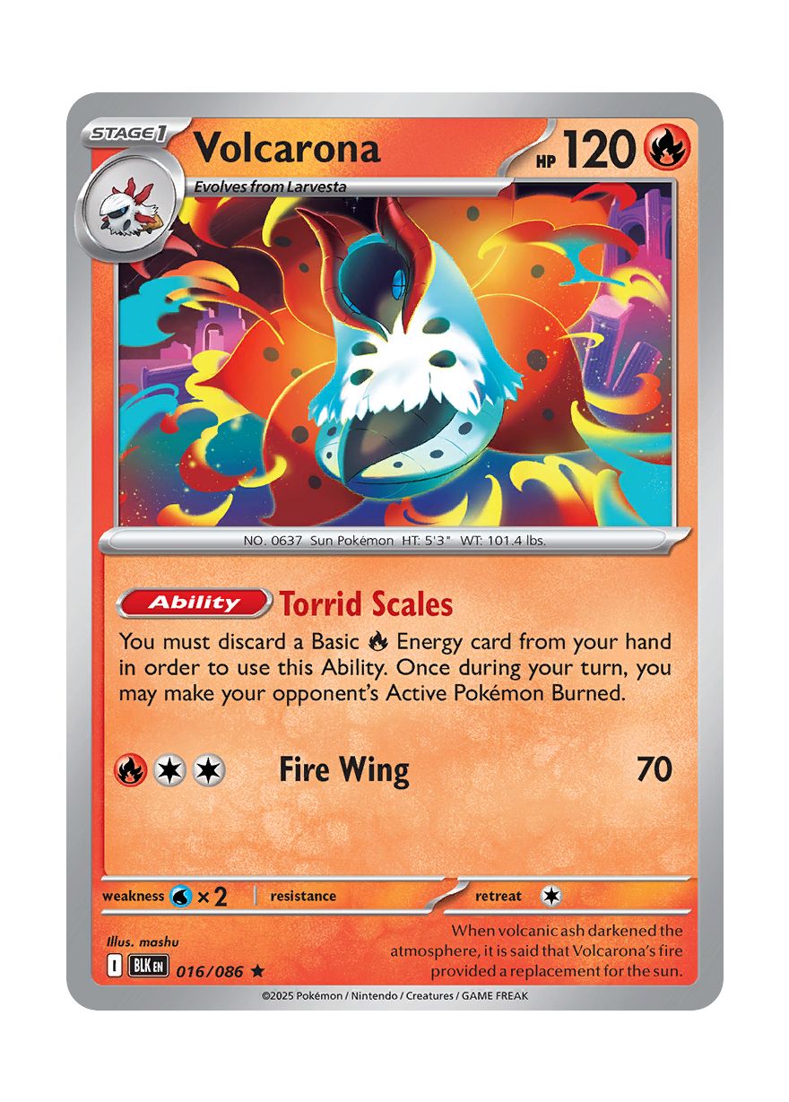 Volcarona (016/86) - Black Bolt