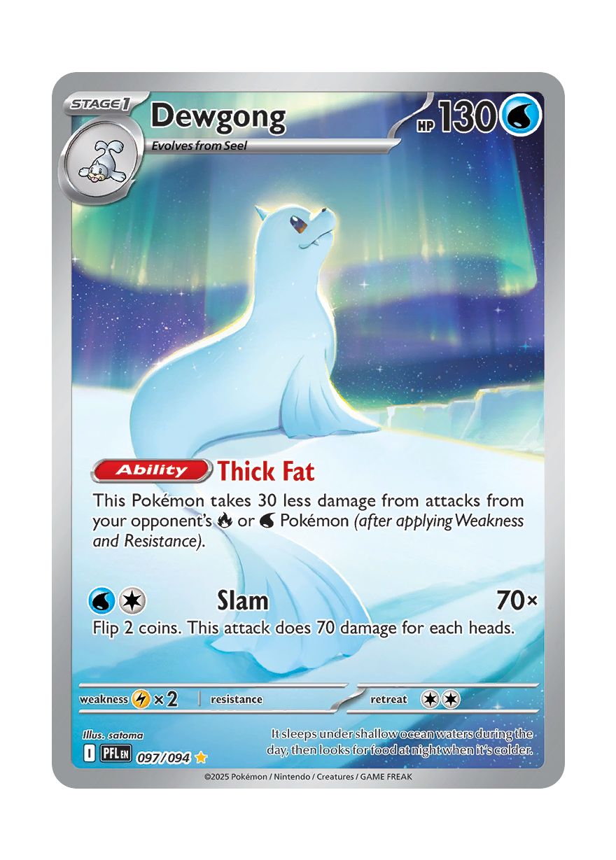 Dewgong (097/94) - Phantasmal Flames
