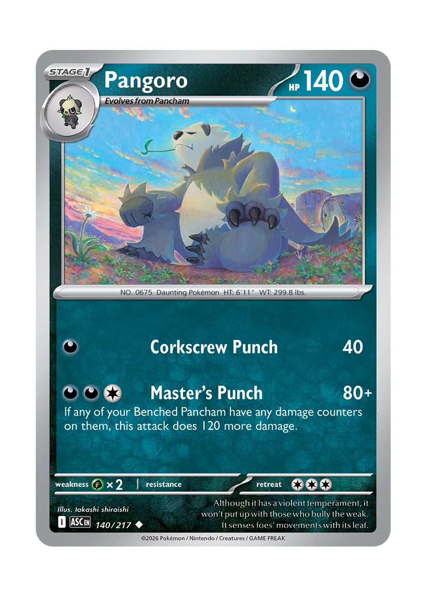 Pangoro (140/217) - Ascended Heroes
