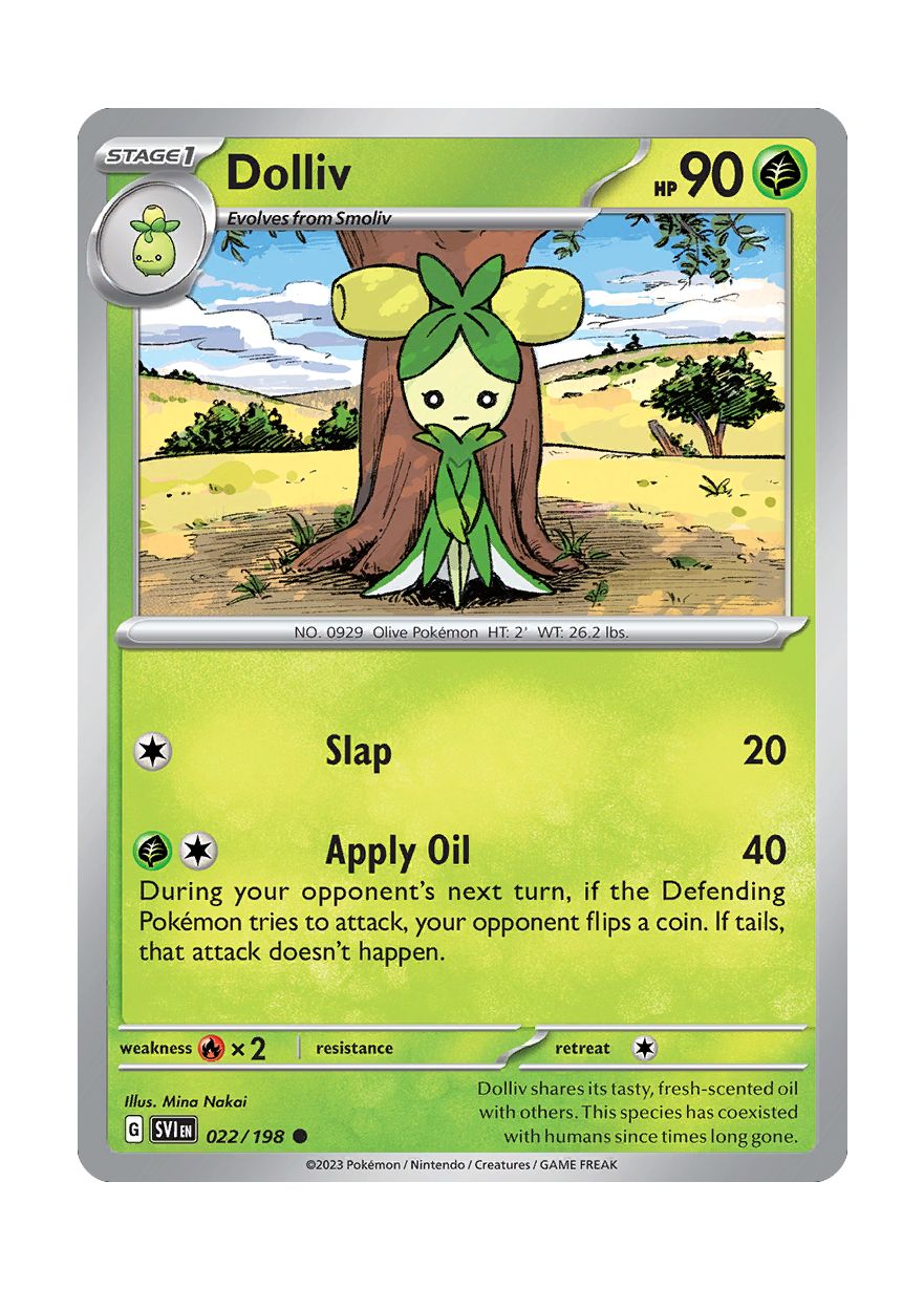 Dolliv - Reverse Holo (022/198) - Scarlet & Violet