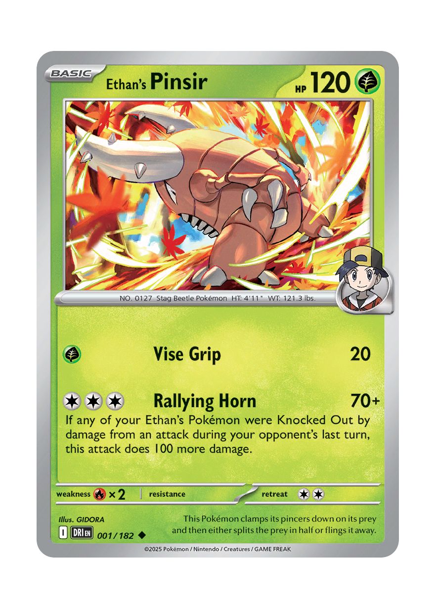 Ethan's Pinsir (001/182) - Destined Rivals