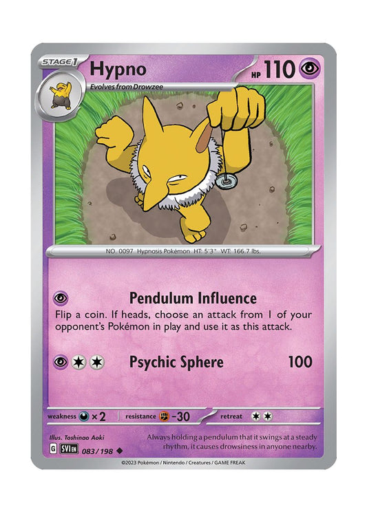 Hypno - Reverse Holo (083/198) - Scarlet & Violet
