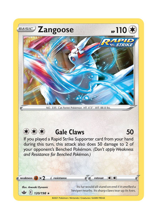 Zangoose - Reverse Holo (120/198) - Chilling Reign