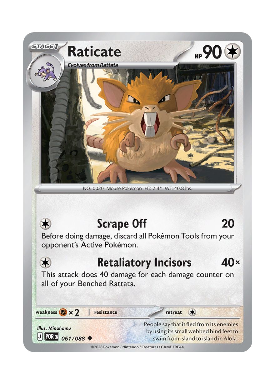 Raticate (061/88) - Perfect Order