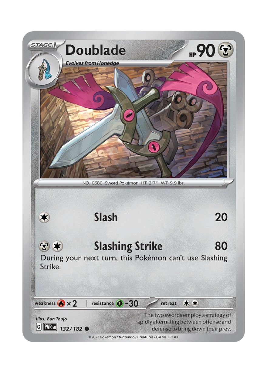 Doublade - Reverse Holo (132/182) - Paradox Rift