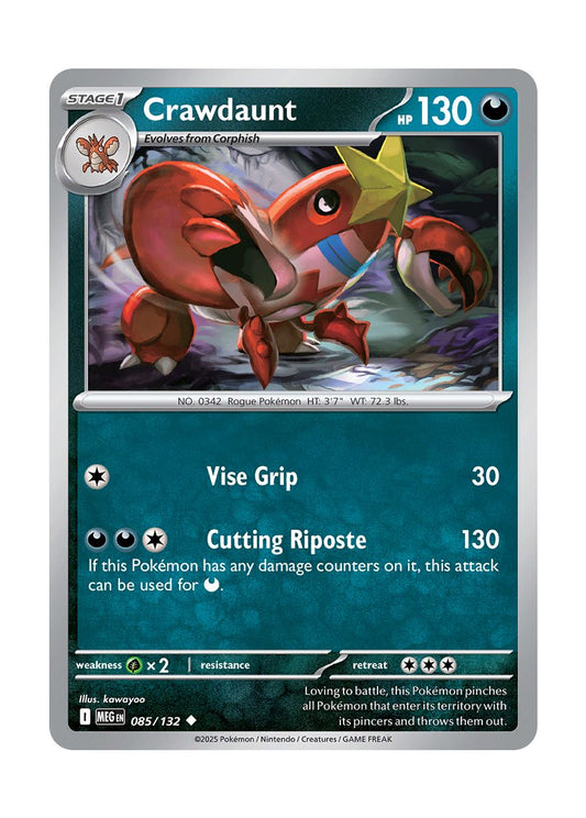 Crawdaunt (085/132) - Mega Evolution