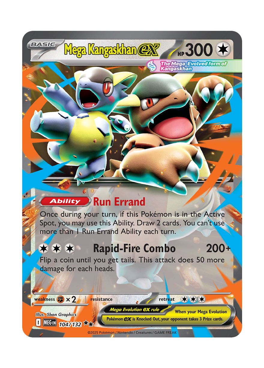 Mega Kangaskhan ex (104/132) - Mega Evolution