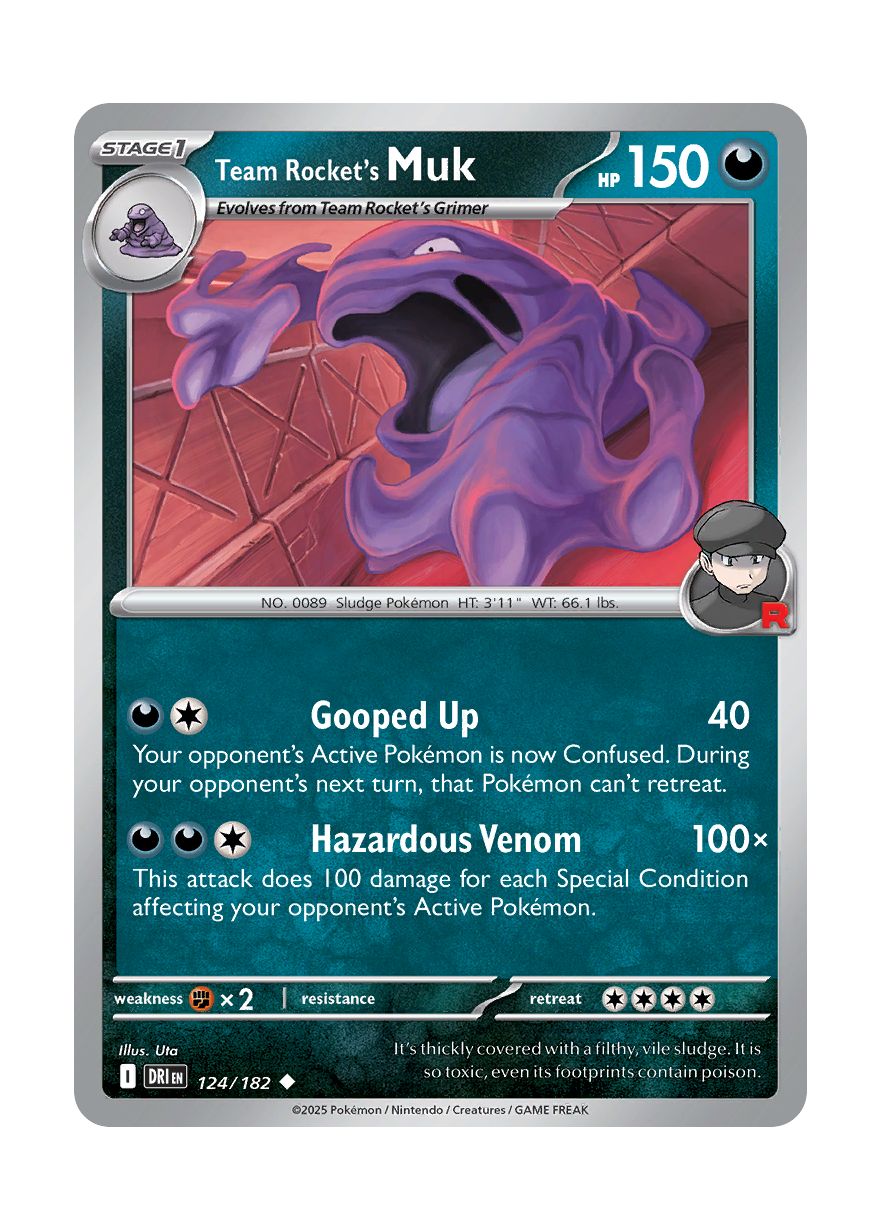 Team Rocket's Muk (124/182) - Destined Rivals