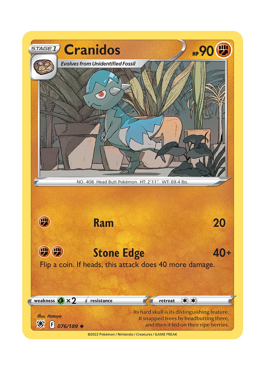 Cranidos - Reverse Holo (076/189) - Astral Radiance