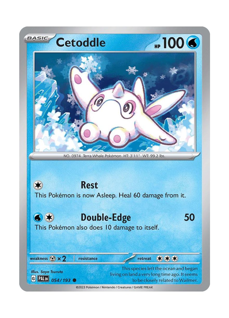 Cetoddle - Reverse Holo (054/193) - Paldea Evolved