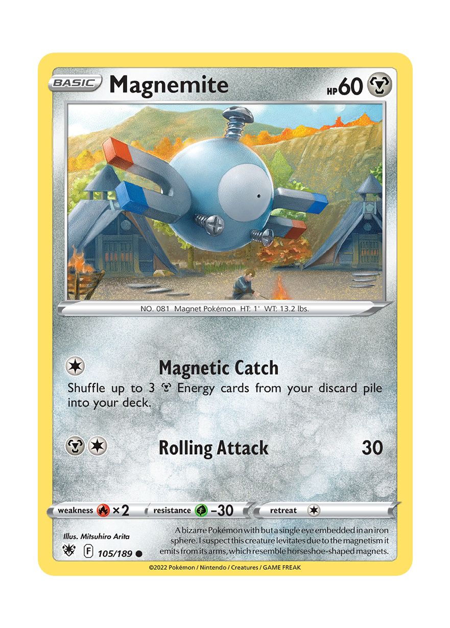 Magnemite - Reverse Holo (105/189) - Astral Radiance