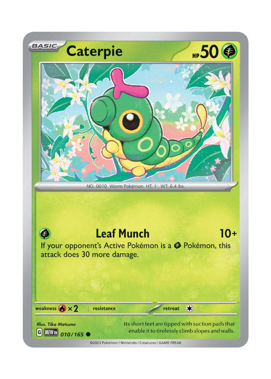 Caterpie - Reverse Holo (010/165) - 151