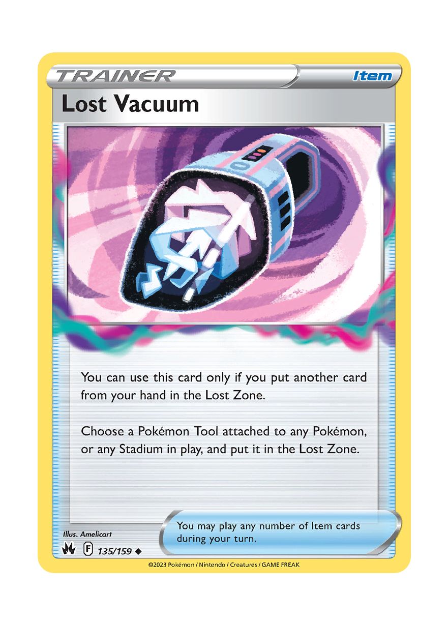 Lost Vacuum - Reverse Holo (135/159) - Crown Zenith