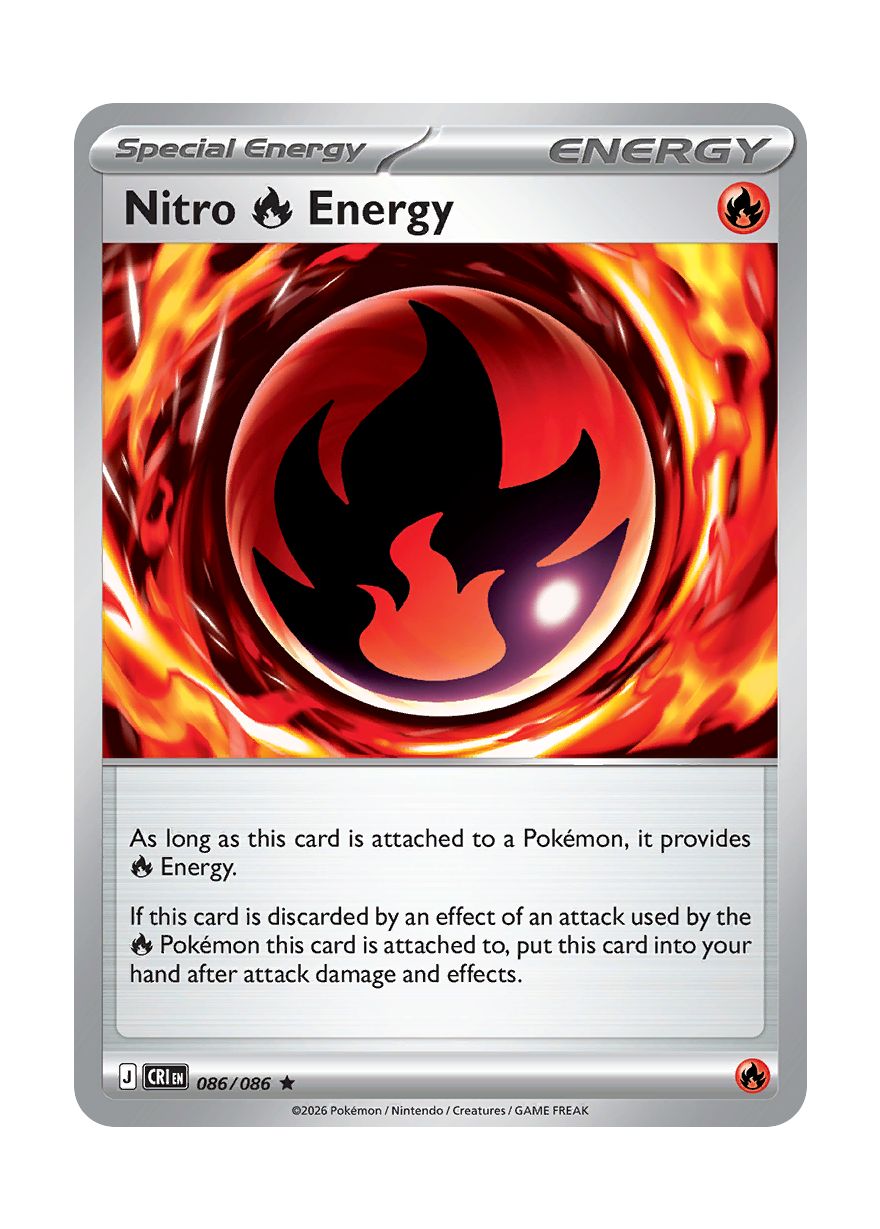 Nitro Fire Energy (086/86) - Chaos Rising