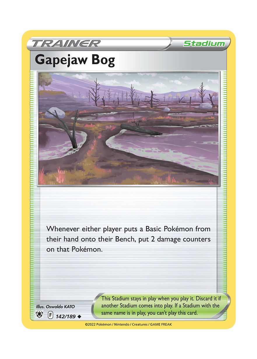 Gapejaw Bog - Reverse Holo (142/189) - Astral Radiance