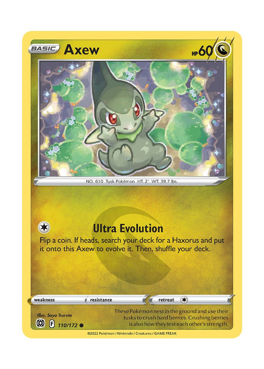 Axew - Reverse Holo (110/172) - Brilliant Stars
