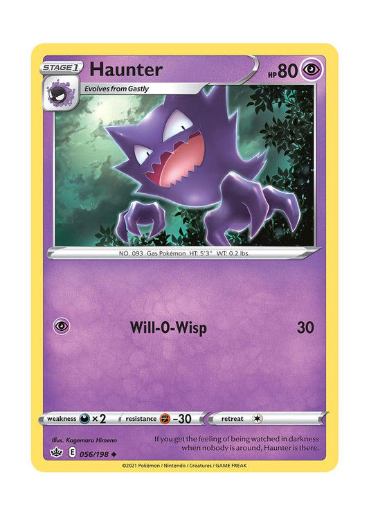 Haunter - Reverse Holo (056/198) - Chilling Reign