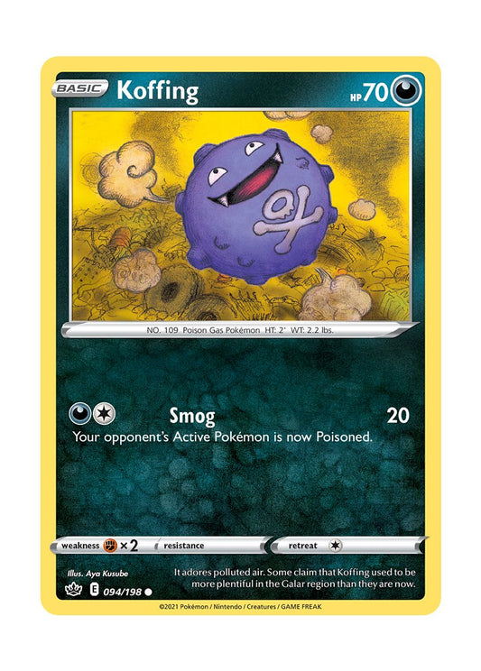Koffing - Reverse Holo (094/198) - Chilling Reign