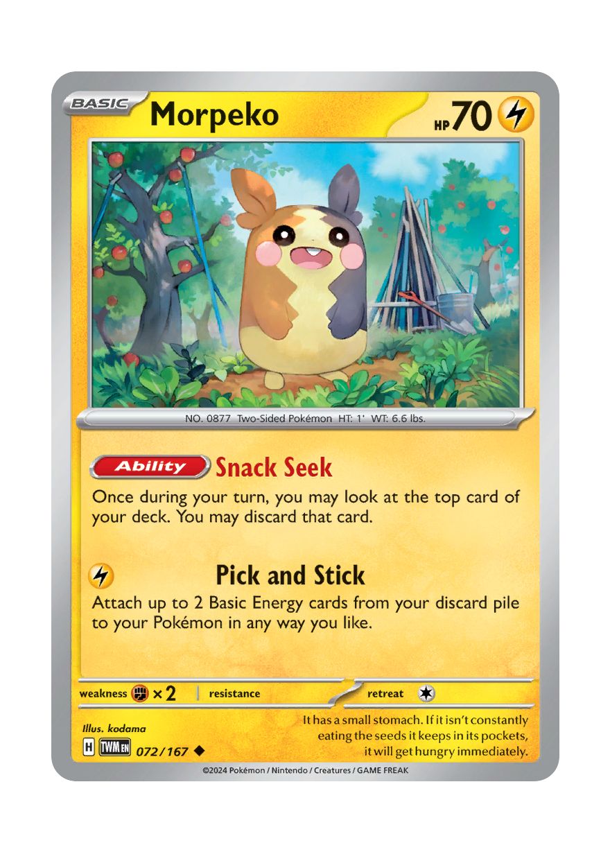 Morpeko - Reverse Holo (072/167) - Twilight Masquerade